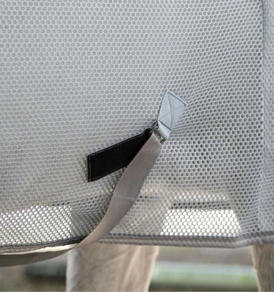 Horseware; AMIGO AirNet Cooler - heatherblue / titanium grey